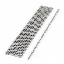 10pcs Gray Tungsten Steel Round Turn Lathe Bars 1.8mm x 100mm