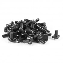 12mmx12mmx15mm Round Button 4 Pin Momentary Tact Tactile Switch 50 PCS