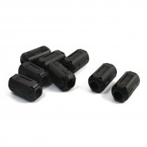 8 Pcs 8mm Dia USB Data Cable Cylinder EMI Suppressor Ferrite Core Filter Black