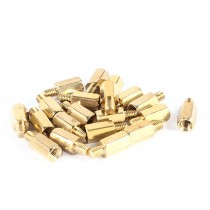 20 Pcs PC PCB Motherboard Brass Standoff Hexagonal Spacer M3 8 4mm