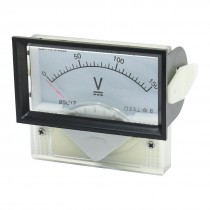 Lab Rectangle Plastic Panel Gauge Voltmeter Voltage Meter DC 150V 85C17