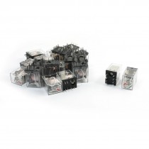 20pcs MY2J HH52P AC 220/240V DPDT 2NO 2NC 8 Pin General Purpose Power Relay