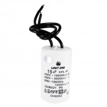 AC 450V Single Phase Motor Run Capacitor 15uF CBB60 w 2 Wire
