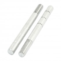 2PCS RC Model Spare Parts Duralumin Threaded Dowel Pin 70 x 6 x 6mm