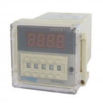 DH48JA DC 24V 50/60Hz 1-999900 LED Display Digital Counter Relay