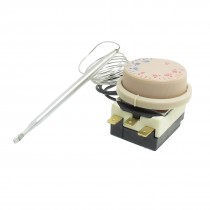 AC 250V/16A 400V/10A -30 to 30 Celsius Degree 3 Pins Capillary Thermostat