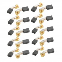 10 Pairs Electric Motor Black Carbon Brushes 19/32" x 3/8" x 1/4"