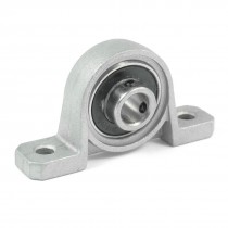 Silver Tone SU08 Pillow Block Cast Housing 8 x 20 x 6mm Insert Ball Bearing