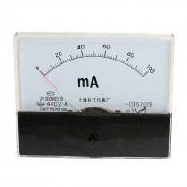 Current Measurement DC 0-100MA Scale Milli Ampere Ammeter Panel Meter