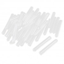Lab Round Bottom Sample Holder Tubing Liquid Test Tube Clear 100 Pcs