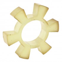 Yellow 6 Petals 82 mm OD 40mm Bore Dia Coupling Buffer Coupler Damper