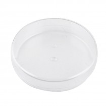 90mm x 22mm Flat Bottom Round Sample Cell Culture Petri Dish w Cover