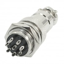 P16-8 Core 16mm 8 Pin Stainless Steel Panel Aviation Plug Connector
