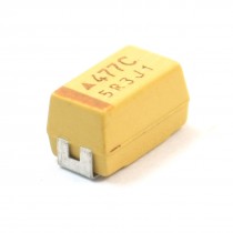 E Type 7343 Surface Mount 470uF 16V Chip Tantalum Capacitor