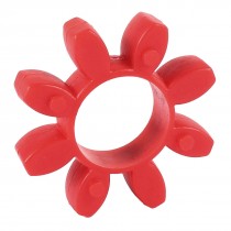 65mm x 30mm PU 8 Petals Drive Shaft Couper Damper Red 30mm Bore