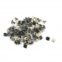 200Pcs 5x5x3mm 4Pin Momentary Push Button PCB SMD SMT Tact Switches