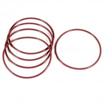 5 Pcs 100mm x 3.5mm Rubber O Type Sealing Ring Gasket Grommets Red