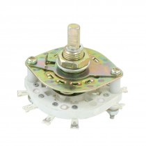 2P4T 2 Pole 4 Position 1 Deck 10 Pins Band Channael Rotary Switch