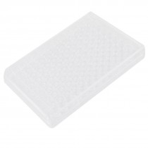 Rectangle Shape Clear Polystyrene 96 Wells Cell Culture Plate w Cover