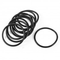 10 Pcs 53mm External Dia Mechanical Rubber O Ring Oil Seal Sealing Gaskets