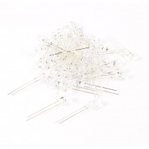 100 Pcs 5mm Diameter Straw Hat Colorful LED Light Emitting Diode