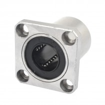 LMK16UU 16mm Inner Dia 4 Bolt Flange CNC Router Linear Motion Bearing