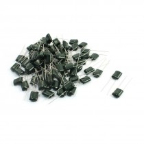 80Pcs Polyester Poly Film Capacitors Assortment Kit 0.068uF DC100V