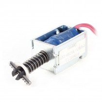 2mm 200g 5mm 80g Push Type Linear Lift Electromagnet Solenoid DC 24V 11.52W