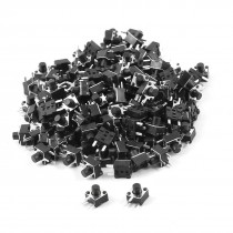 150 Pcs PCB Mounted Momentary 3-pin Tact Pushbutton Switch 4.5mmx4.5mmx5mm