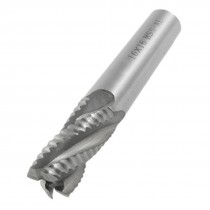 16mm 5/8" Dia Straight Shank 4 Flute HSS AL Roughing End Mill Cutting Tool