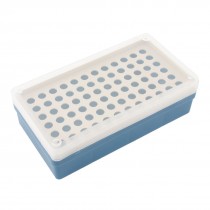 Plastic Rectangular 72 Holes 0.5ml Centrifuge Tube Case Rack Holder
