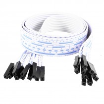 2.54mm Pitch 10Pin to 10Pin Connector 60cm 24" Length Wire Jumper Cable Line