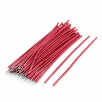 50PCS Red PVC Tin Plated Brushless Motor Cable Wire 2.3x120mm 22AWG