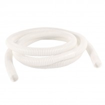 2M 6.6Ft 15mm x 16mm White Plastic Drain Hose Pipe for Air Conditioner