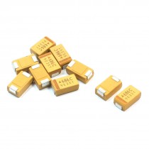 10pcs D Type Surface Mount 68uF 16V Chip Tantalum Capacitors