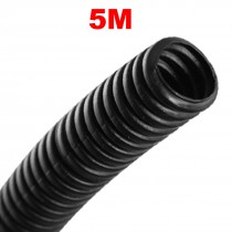 5M Length 13mm OD Flexible Corrugated Bellow Tube Sleeve for Cable
