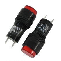10 Pcs Neon Indicator Pilot Signal Light Lamp 12V Red