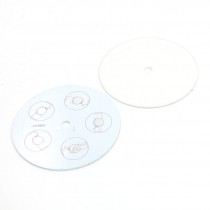 2pcs 84mm Round Aluminum PCB Circuit Board for 5 x 1W/3W LED in Series