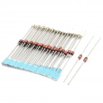 24V 1W Axial Lead Type PCB Surface Mounting Zener Diodes 40 Pcs