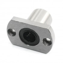 LMH12UU 12mm Inner Dia Two Mounting Hole Oval Flange Type Slide Bushings