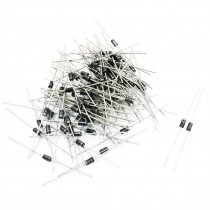 IN4004 4000V 1A Cylindrical Axial Polarized Rectifier Diodes 100 Pcs