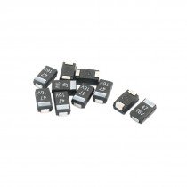 10PCS SMT SMD 7343 D Type 47uF 16V Black Chip Tantalum Capacitors