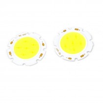 2 Pcs 3W High Power White SMD COB LED Lamp Bead 250-270LM 6000K-6500K