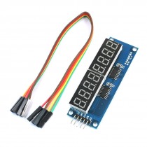 3.3-5V 8-Digital Control Module w Five Connector Wires for 595 Driving