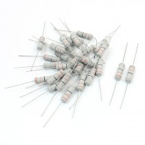 30 Pcs 2W 33 Ohm Axial Lead Color Ring Carbon Film Resistors 4.5mm x 15mm