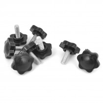 8pcs 25mm Star Head Dia Replacement 6mm x 15mm Clamping Screw Knob Grip