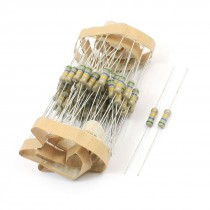 75Pcs 0.5W 560K Ohm Axial Lead 4 Color Ring Carbon Film Fixed Resistor