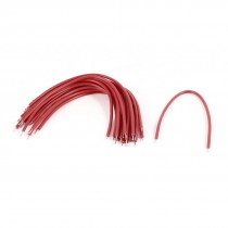 20 x Red PCB Dual End Soldering Type Jumper Wires 10cm for Solderless Breadboard