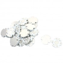 30pcs 16mm Circle Aluminum PCB Plate Circuit Board for 1 x 1W/3W High Power LED