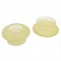 Printing Industry Three Sections Rubber Suction Cup Suckers Beige 2pcs